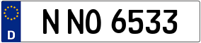 Truck License Plate